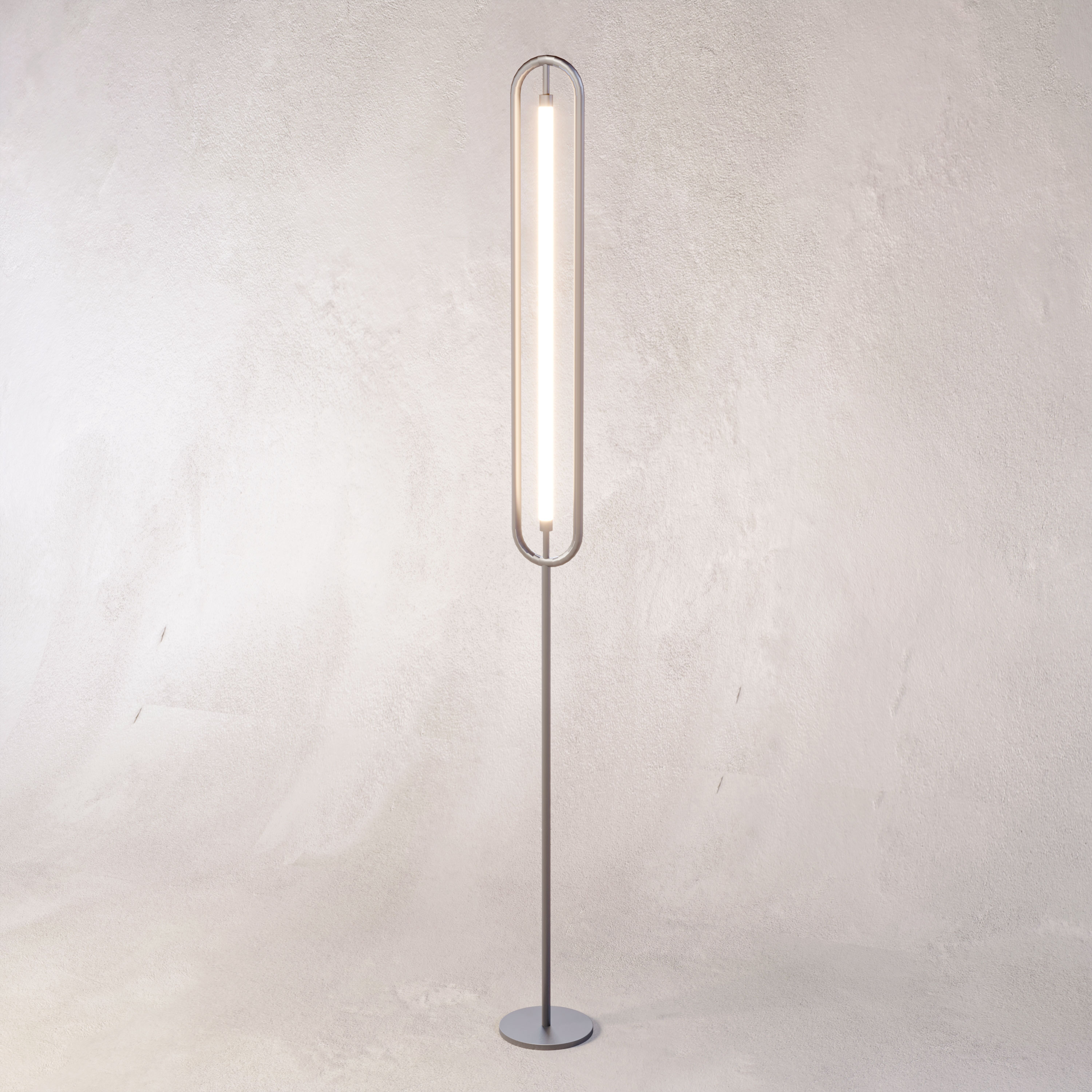 مصباح أرضي حديث للزاوية داخلي