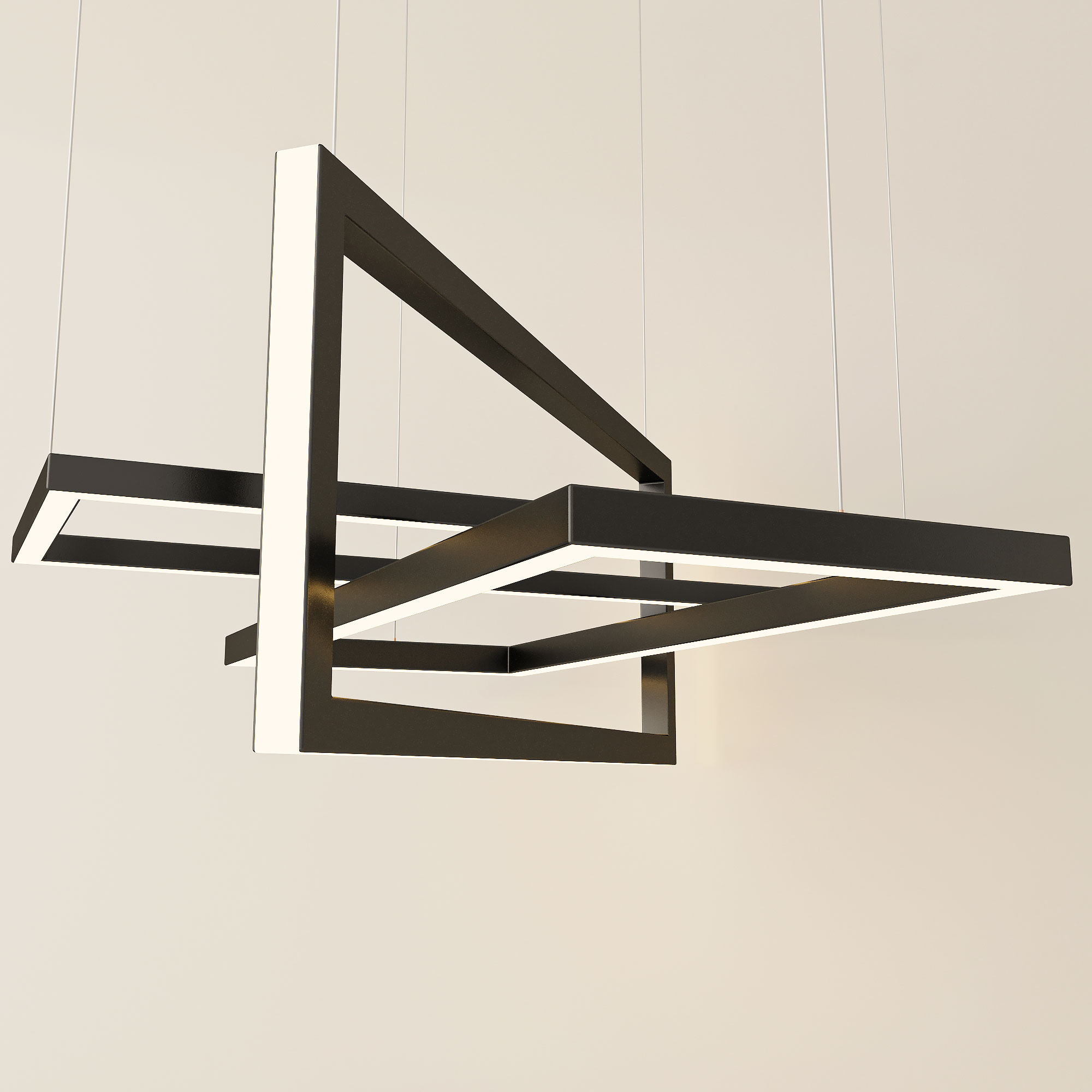 وحدة إضاءة فنية مربعة ومستطيلة2