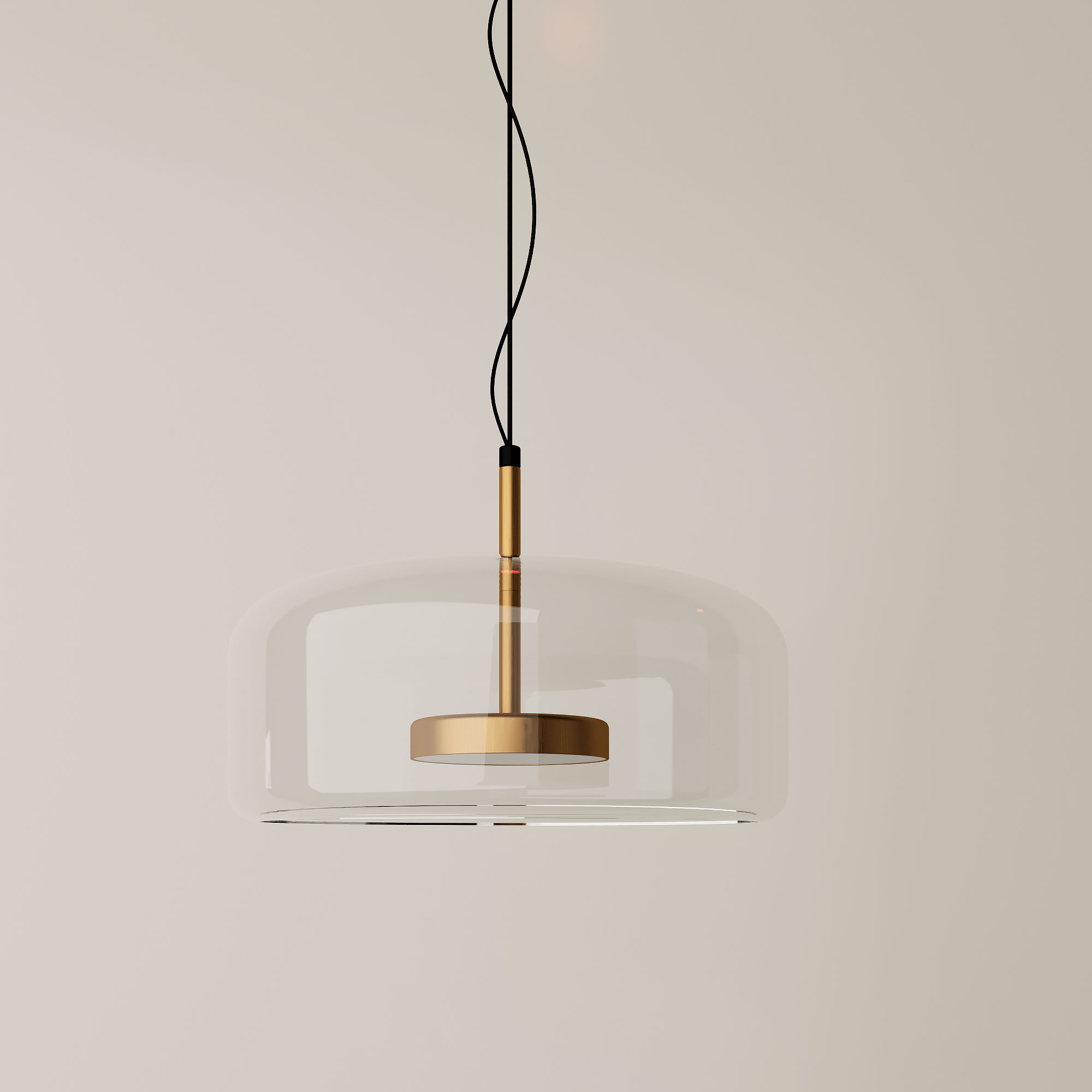 وحدة الإضاءة المعلقة على شكل كرة زجاجية