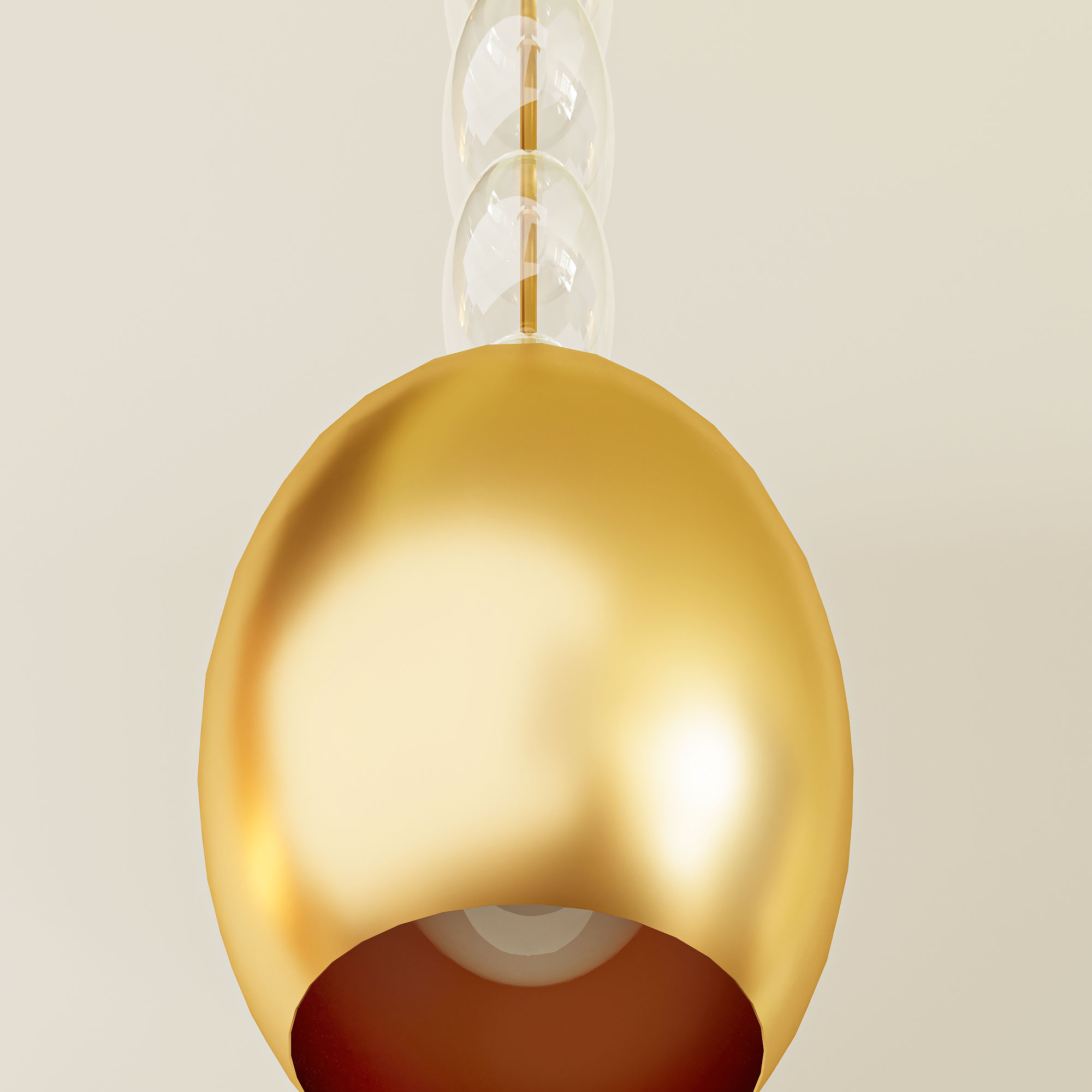 وحدة إضاءة الثريا الزجاجية ذات الأربع كرات