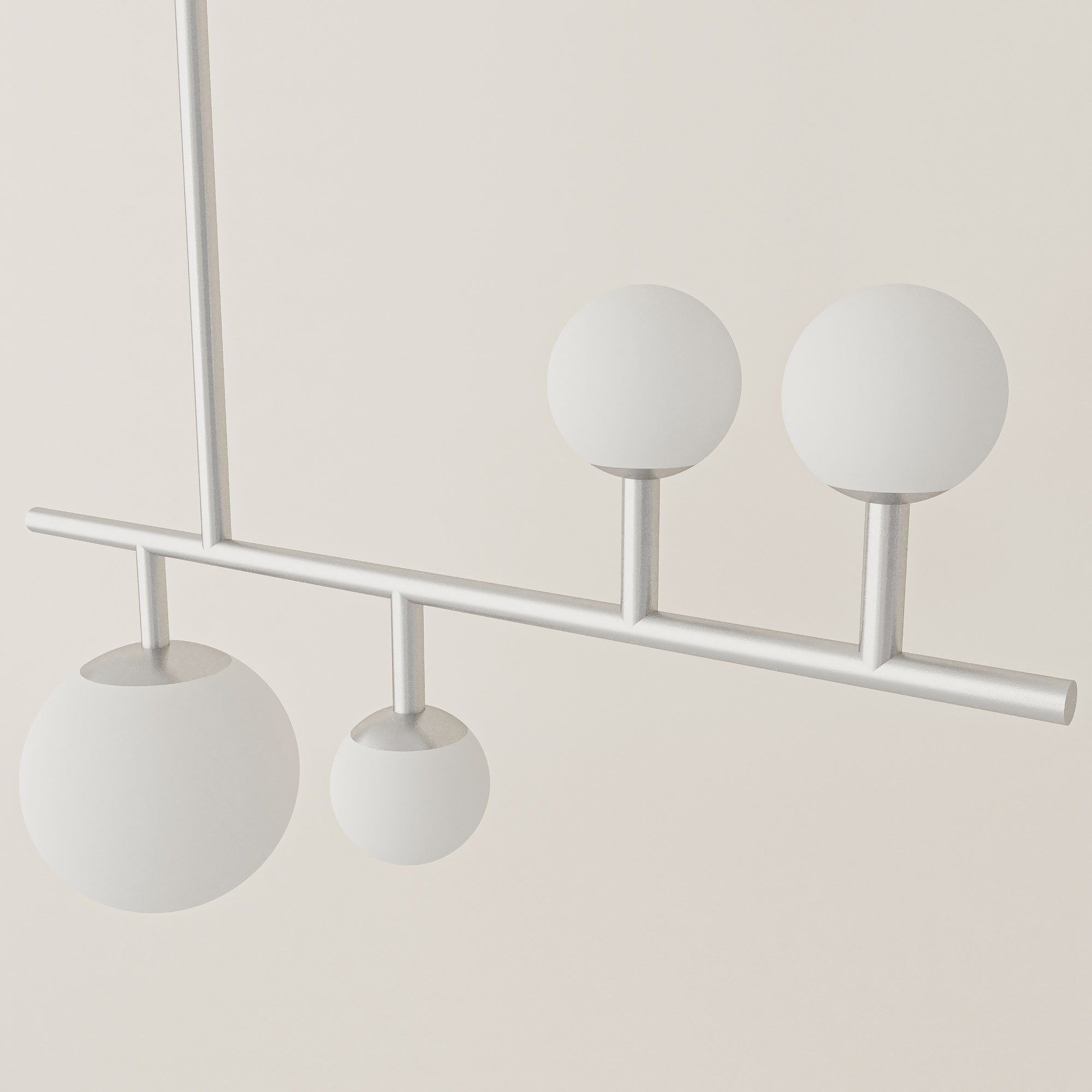 مصباح سقف دائري معدني