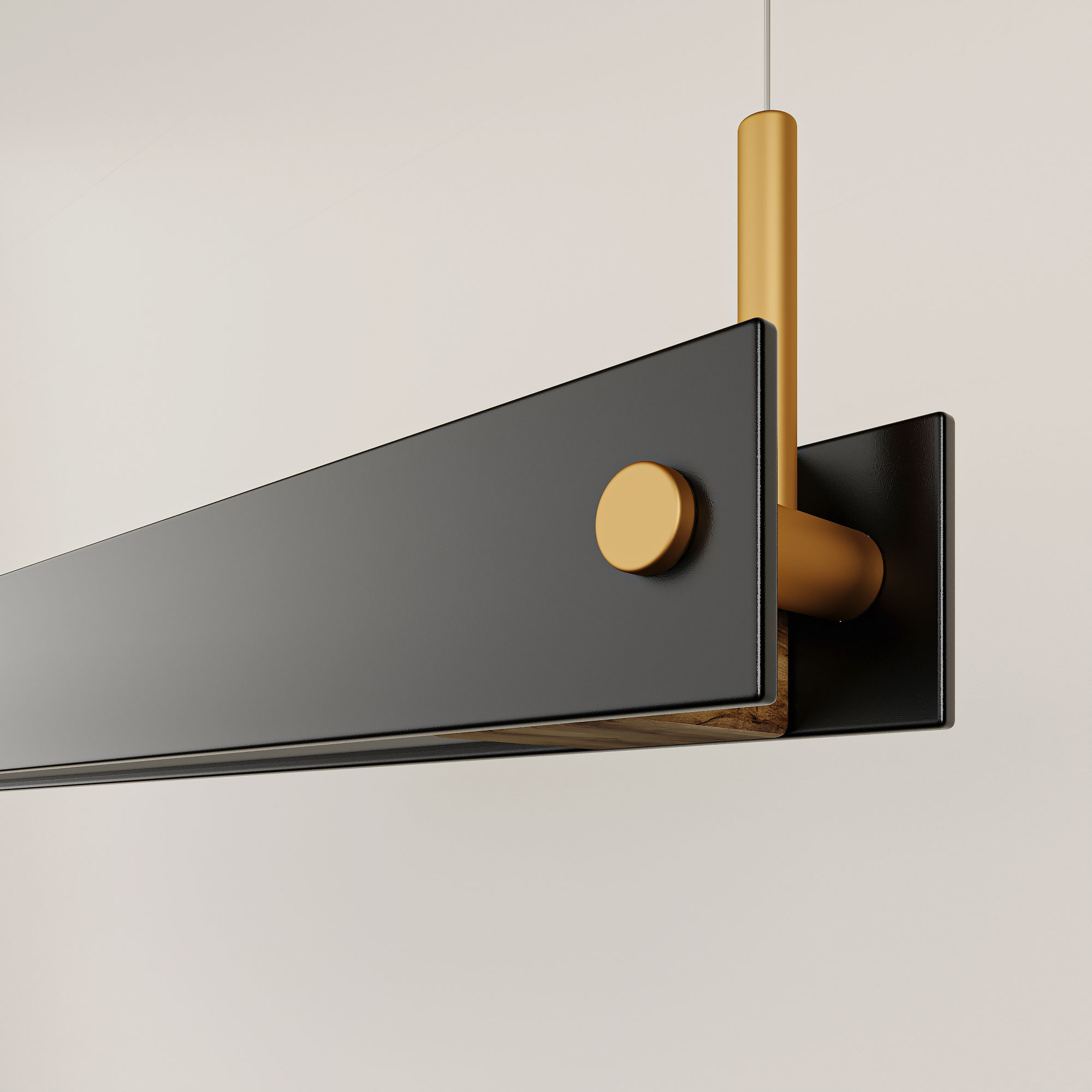 الإضاءة الخطية المعلقة